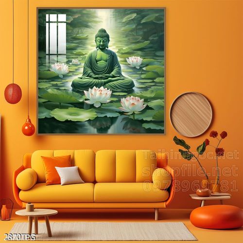 Tranh decor trang trí tường Phật giáo 