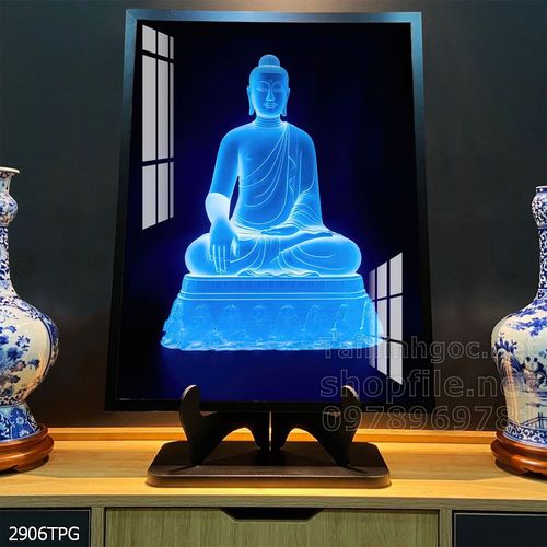 Tranh decor trang trí tường Phật giáo 