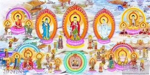 Tranh các vị Phật treo tường
