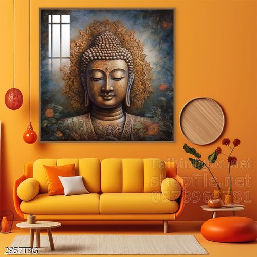 Tranh decor trang trí tường Phật giáo 