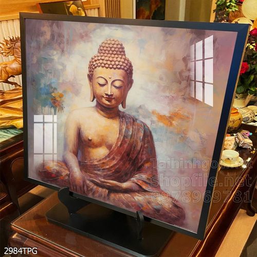 Tranh phật giáo decor trang trí tường phòng thờ