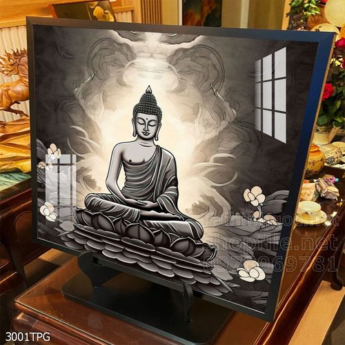 Tranh decor trang trí tường Phật giáo 