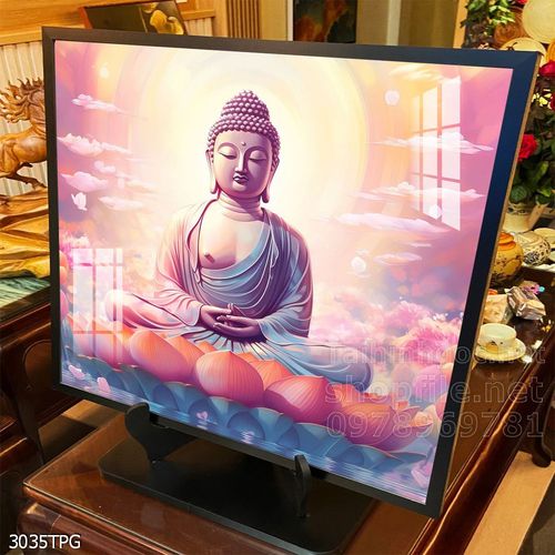 Tranh decor trang trí tường Phật giáo 