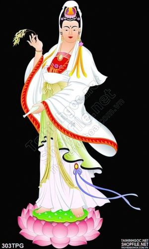 Tranh phật Quan Âm treo tường