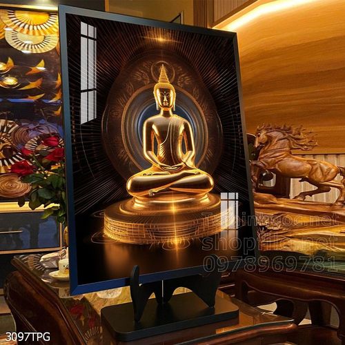 File tranh Phật giáo decor trang trí tường nhà phòng thờ