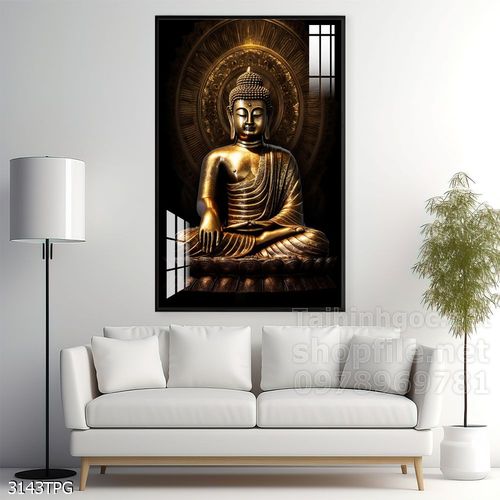 Tranh phật giáo decor trang trí tường phòng thờ