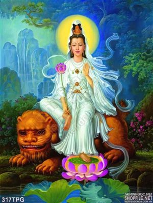 Tranh phật Quan Âm
