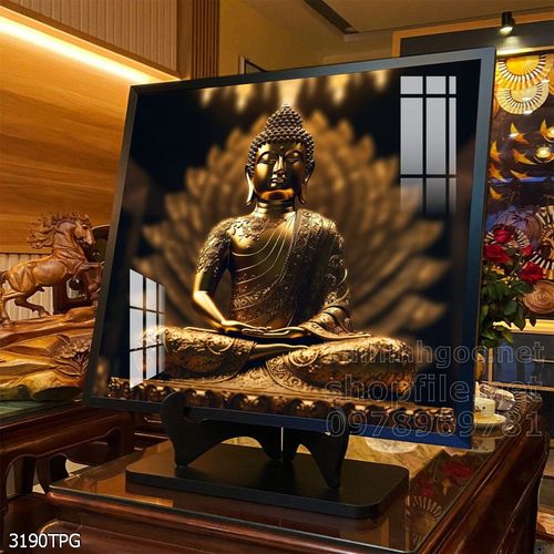 Tranh decor trang trí tường Phật giáo 