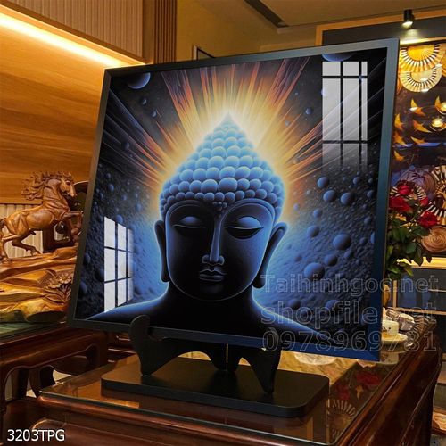 Tranh decor trang trí tường Phật giáo 