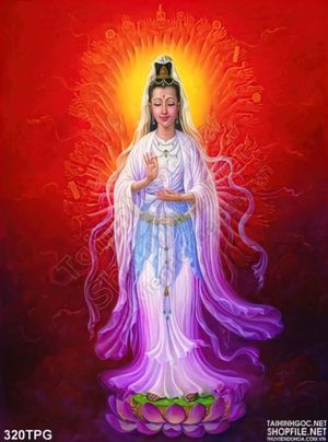 Tranh phật Quan Âm Bồ Tát