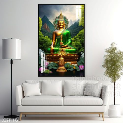 Tranh phật giáo decor trang trí tường phòng thờ