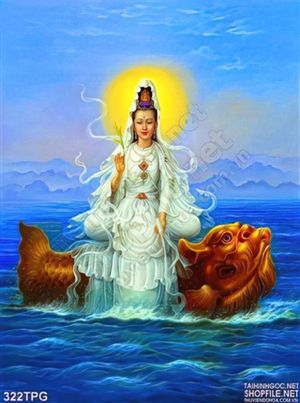 Tranh phật Quan Âm Bồ Tát