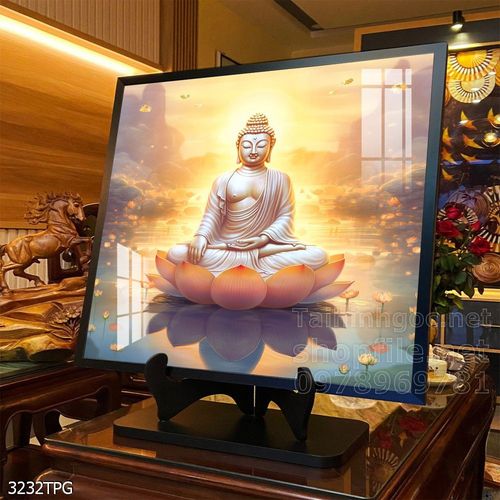 Tranh decor trang trí tường Phật giáo 