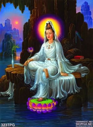 Tranh phật Quan Âm