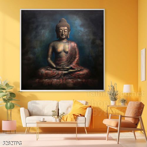 Tranh phật giáo decor trang trí tường phòng thờ