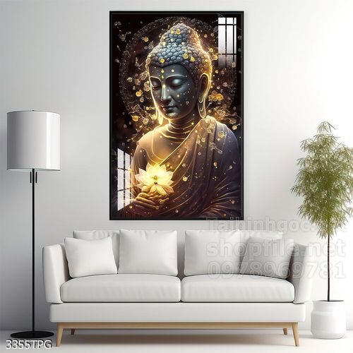 File tranh Phật giáo decor trang trí tường nhà phòng thờ