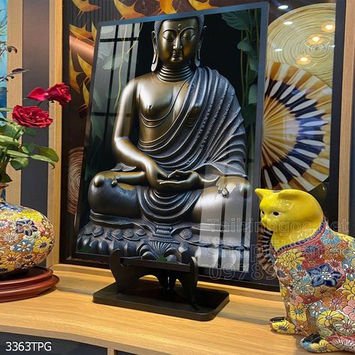 Tranh decor trang trí tường Phật giáo 