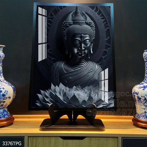 Tranh decor trang trí tường Phật giáo 