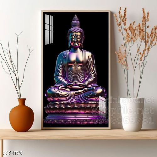 Tranh decor trang trí tường Phật giáo 