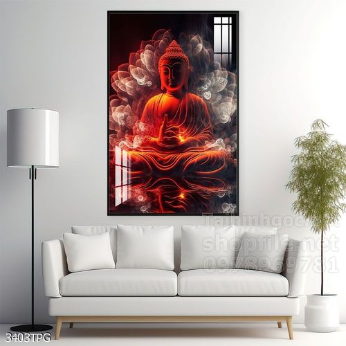 Tranh phật giáo decor trang trí tường phòng thờ
