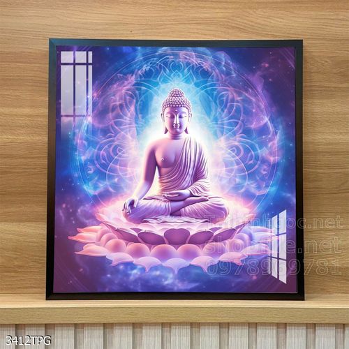 Tranh decor trang trí tường Phật giáo 