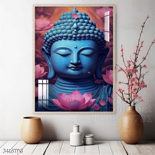 Tranh phật giáo decor trang trí tường phòng thờ