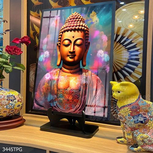 Tranh decor trang trí tường Phật giáo 