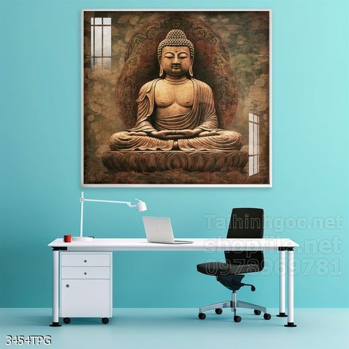 File tranh Phật giáo decor trang trí tường nhà phòng thờ