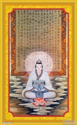 Tranh phật Quan Âm