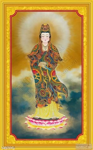 Tranh phật Quan Âm treo tường