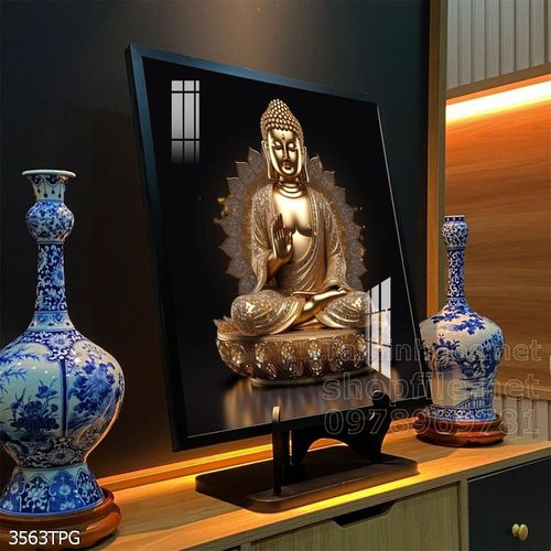 Tranh decor trang trí tường Phật giáo 