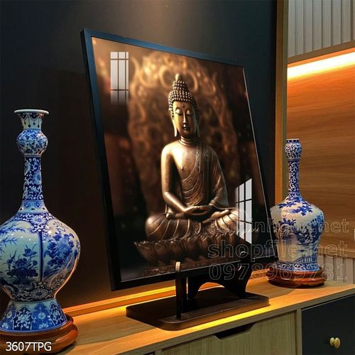 Tranh tranh trí tường phật giáo sang trọng