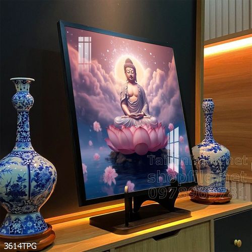 Tranh decor trang trí tường Phật giáo 