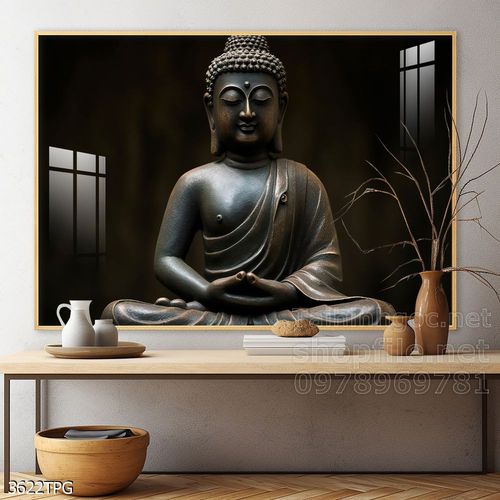 Tranh decor trang trí tường Phật giáo 