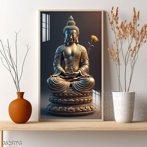 Tranh phật giáo decor trang trí tường phòng thờ