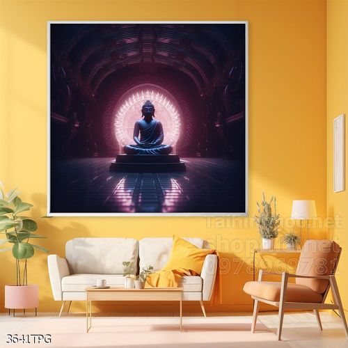 Tranh phật giáo decor trang trí tường phòng thờ