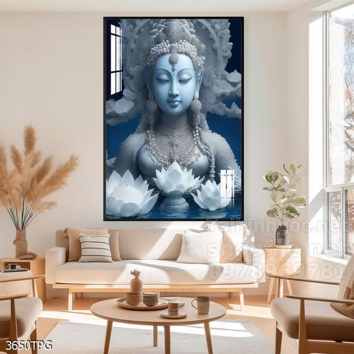 Tranh decor trang trí tường Phật giáo 