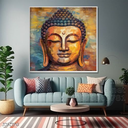 Tranh decor trang trí tường Phật giáo 