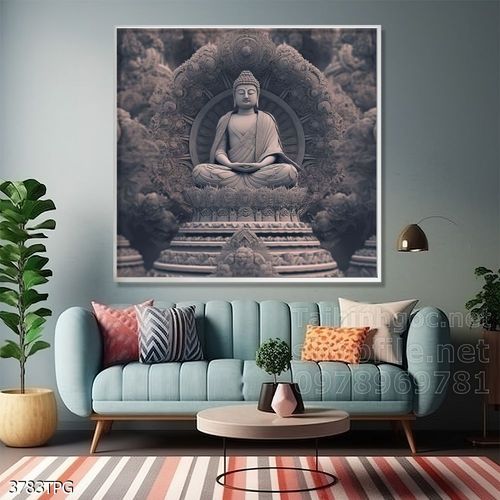 Tranh decor trang trí tường Phật giáo 