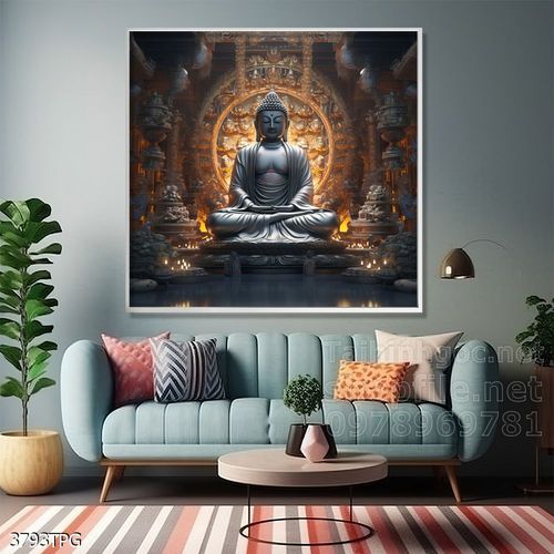 Tranh phật giáo decor trang trí tường phòng thờ