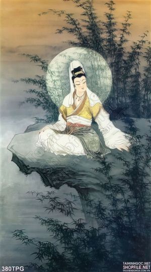 Tranh phật Quan Âm treo tường