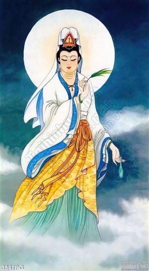 Tranh phật Quan Âm Bồ Tát