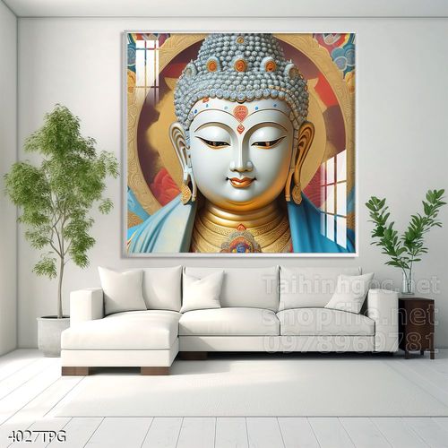 Tranh decor trang trí tường Phật giáo 