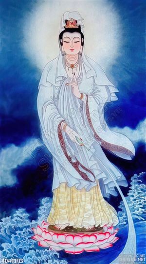 Tranh phật Quan Âm