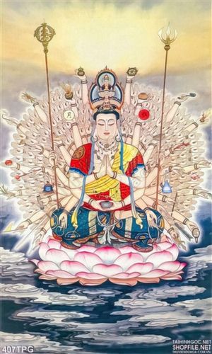 Tranh phật Bà nghìn tay