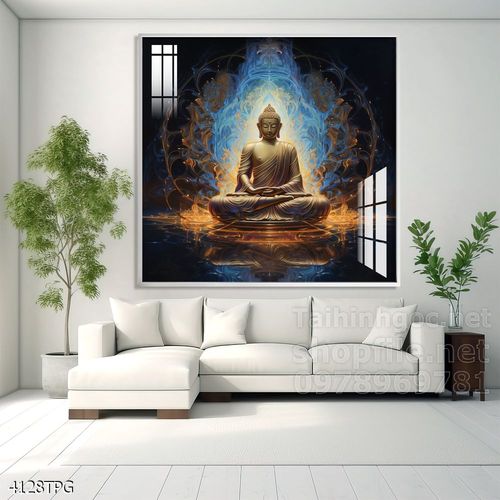 Tranh decor trang trí tường Phật giáo 
