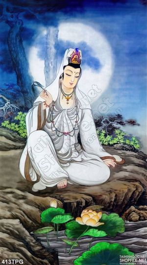 Tranh phật Quan Âm Bồ Tát
