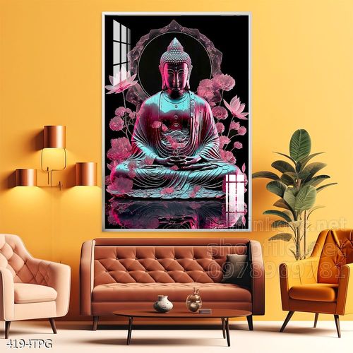 Tranh decor trang trí tường Phật giáo 