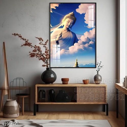 Tranh phật giáo decor trang trí tường phòng thờ