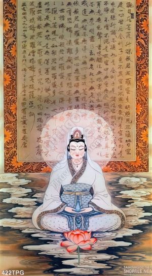 Tranh phật giáo thư pháp